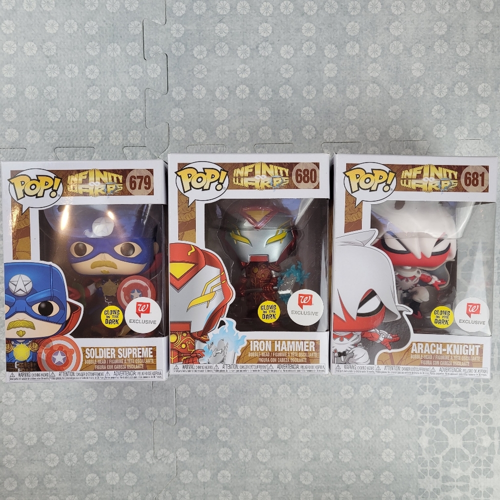 Funko Pop! Marvel Infinity Warps 679 680 681